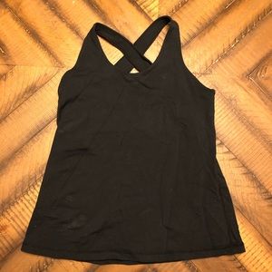 Lululemon Black Cross Strapped Tank